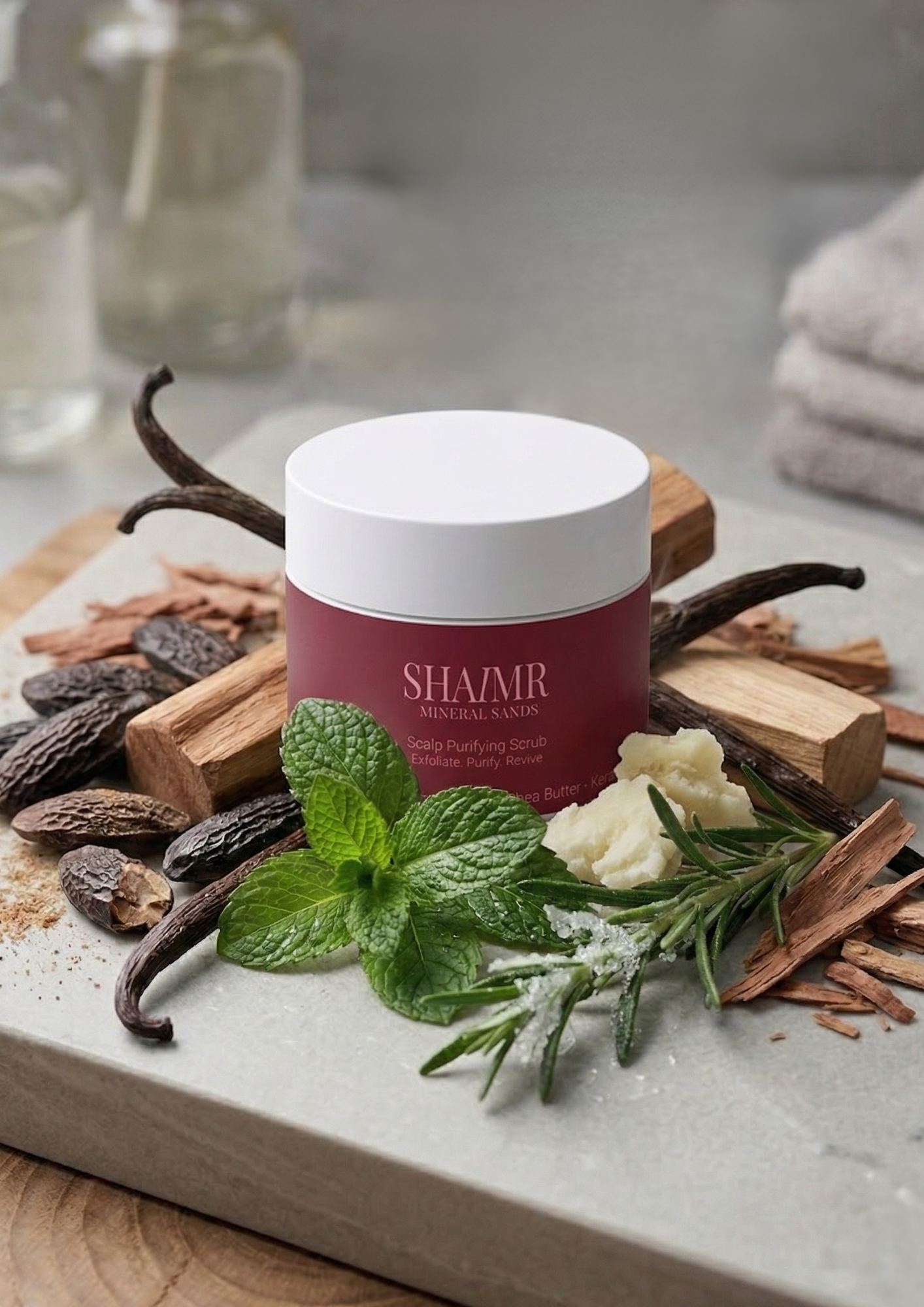 Deep Cleanse Scalp Scrub, Rosemary & Mint